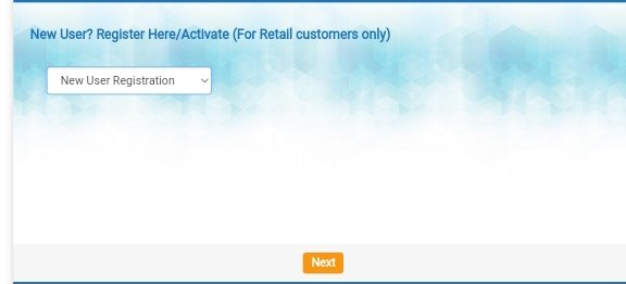 new user register here/activate (for retail customers only)