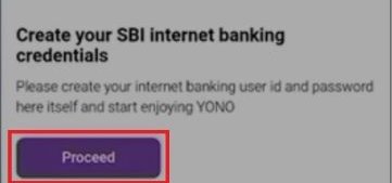 create your sbi internet banking credentials