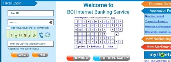 boi internet banking