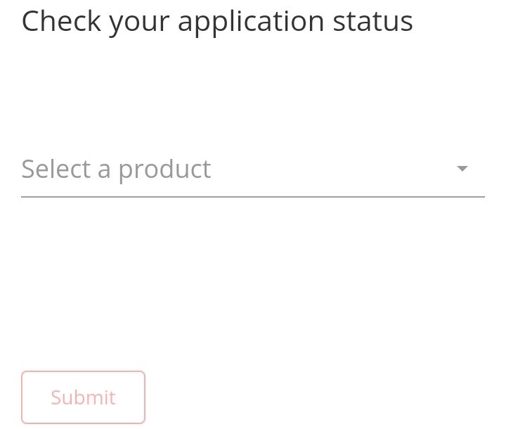 check your application status